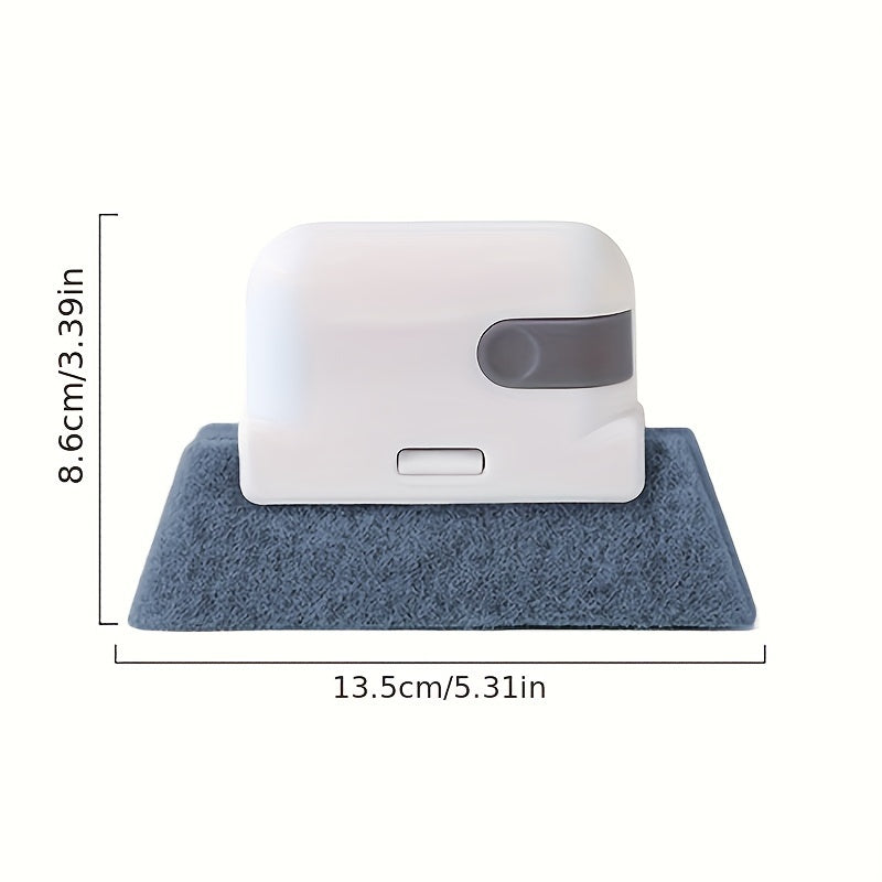 1pc Cepillo ranura 2 en 1 extraíble Cepillo ranura para ventana Cepillo ranura para alféizar Cepillo multifuncional para limpieza de ranuras de ventanas para el hogar