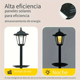 Comedero para pájaros solar retro con maceta inferior, ideal para decoración de jardín, lámpara solar creativa de doble nivel para ambiente exterior