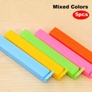20pcs/10pcs/5pcs Clip de Bolsa de Alimentos de Plástico, Clip de Sellado Reutilizable, a Prueba de Humedad, Polvo y Mantenimiento de la Frescura, Caja de Almacenamiento de Cocina y Accesorios de Almacenamiento