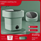Lavadora Plegable Compacta de 8L - Portátil, Cubo de Lavandería de Alta Capacidad para Ropa Interior y Calcetines, Limpieza Automática, Ideal para Dormitorios y Espacios Pequeños