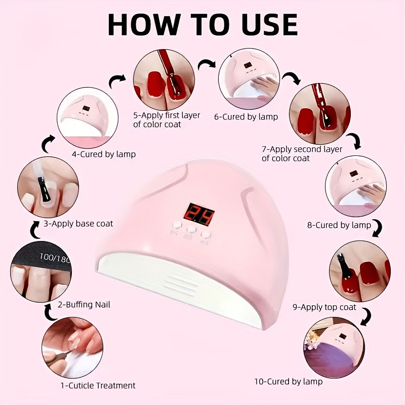 Secador de Uñas Portátil - Alimentado por USB, Ideal para el Cuidado de Manos y Pies – Regalo Perfecto para Mujeres en 5 Ocasiones Especiales (Navidad, Halloween, Pascua, Día de San Valentín, Acción de Gracias)