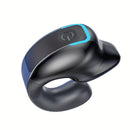 Auriculares inalámbricos con clip de larga duración, control universal de teléfono y cancelación de ruido de voz - Ideales para ejercicio y compatibles con todos los teléfonos inteligentes, diseño de clip seguro, llamadas, videos y reproducción de música