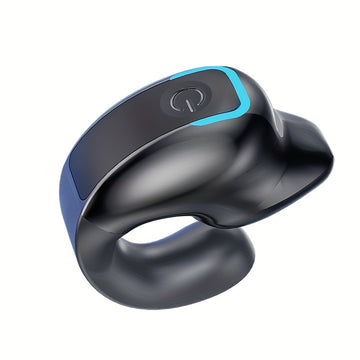 Auriculares inalámbricos con clip de larga duración, control universal de teléfono y cancelación de ruido de voz - Ideales para ejercicio y compatibles con todos los teléfonos inteligentes, diseño de clip seguro, llamadas, videos y reproducción de música