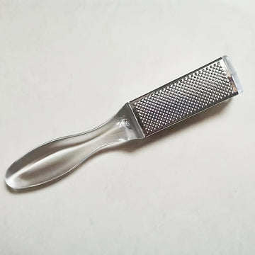 Herramienta de cuidado de pies, suavizador exfoliante, de plástico, sin fragancia, no eléctrico, con diseño de mango, para uso en casa, spa de pies