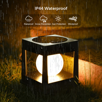 Farola Solar de Técnica Shenzhi para Exteriores, Lámpara Solare para Césped, Farol Solar con LED para Valla, Iluminación Paisajística Decorativa para Jardín, Patio, Terraza y Sendero, Luz de Estudio para Fotografía, Luces Decorativas como Accesorio