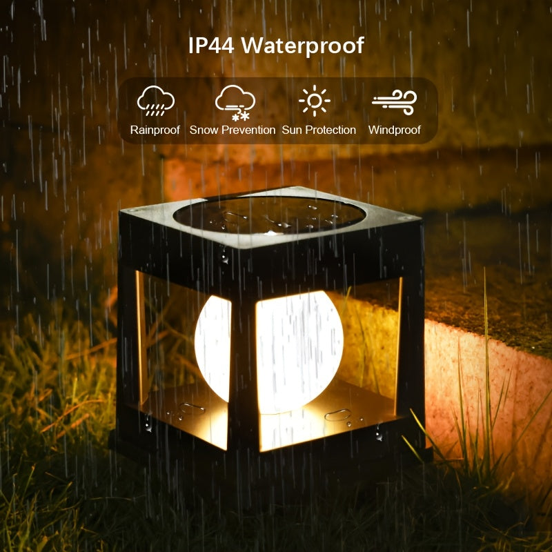 Farola Solar de Técnica Shenzhi para Exteriores, Lámpara Solare para Césped, Farol Solar con LED para Valla, Iluminación Paisajística Decorativa para Jardín, Patio, Terraza y Sendero, Luz de Estudio para Fotografía, Luces Decorativas como Accesorio