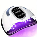 Lámpara LED para uñas con 66 luces, secadora de esmalte en gel con sensor inteligente, máquina para manicura, equipo para salón de uñas