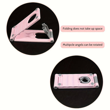Soporte Plegable para Lámpara de Uñas con Rotación 360° y Base Antideslizante - Ángulo Ajustable, Diseño Portátil para Salones de Manicura, Arte en Casa o Estudios Personales - Compatible con Diversas Lámparas LED
