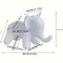 Cojín de Silla Decorativo en Forma de Elefante Creativo y Adorable para Sala con Diseño de Animales de Dibujos Animados