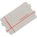 1 hoja de mica universal para horno microondas - Placa de cubierta de guía de onda, 11,6 x 6,5 cm, resistente al calor, antiadherente, ideal para electrodomésticos de cocina, seguridad del microondas | Accesorio de cocina elegante | Textura suave