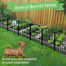 10 paquetes de paneles de valla de jardín de metal - Borde decorativo para jardín, barrera para mascotas a prueba de óxido para jardín, patio, decoración al aire libre