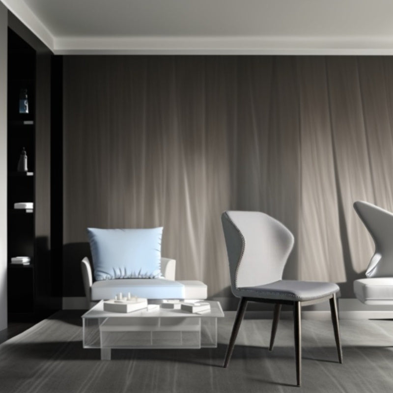 Butaca de Comedor Italiana de Lujo - Respaldo Alto con Cojín Reforzado, Asiento Tapizado, Diseño Moderno Clásico para Hogar, Restaurante, Hotel, Oficina - Áreas de Espera Elegantes - Superficie Fácil de Limpiar, Sillas para Comedor, Muebles de Hotel, Est