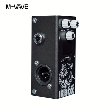 M-VAVE IR-BOX Guitarra Bajo Multi-Efectos 32 Opciones de Preset Disponibles Configuración de Aplicación de Teléfono, EQ de 9 Segmentos, como Efector de EQ Individual, Efecto de Guitarra