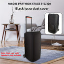 1pc Funda Protectora Lyra Negra para JBL Partybox 310/320 Altavoz Exterior - Funda Protectora de Spandex Elástica con Banda Elástica, Manga Deslizante Portátil, Compatible con Partybox 310/320 (Altavoz No Incluido)