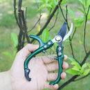 2 piezas de tijeras de poda modernas para jardinería, tijeras de hierbas, tijeras de poda de flores, tijeras de plantas interiores, ligeras, ergonómicas, hojas de acero al carbono de alta calidad, gancho de seguridad con cierre fácil, hermosas y estética