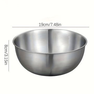 3 piezas, utensilios de cocina, accesorios para servir, tazones de acero inoxidable duraderos, cuencos para ensaladas, fáciles de preparar y guardar