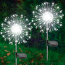 2 piezas Luces de Fuegos Artificiales Solares - Duraderas IP44, 8 Modos de Iluminación, Ideales para Patio, Jardín, Camino, Fiestas, Camping, Picnics, Navidad, Ramadán, Pascua, Día del Padre y Decoración de Halloween, Iluminación Festiva al Aire Libre |