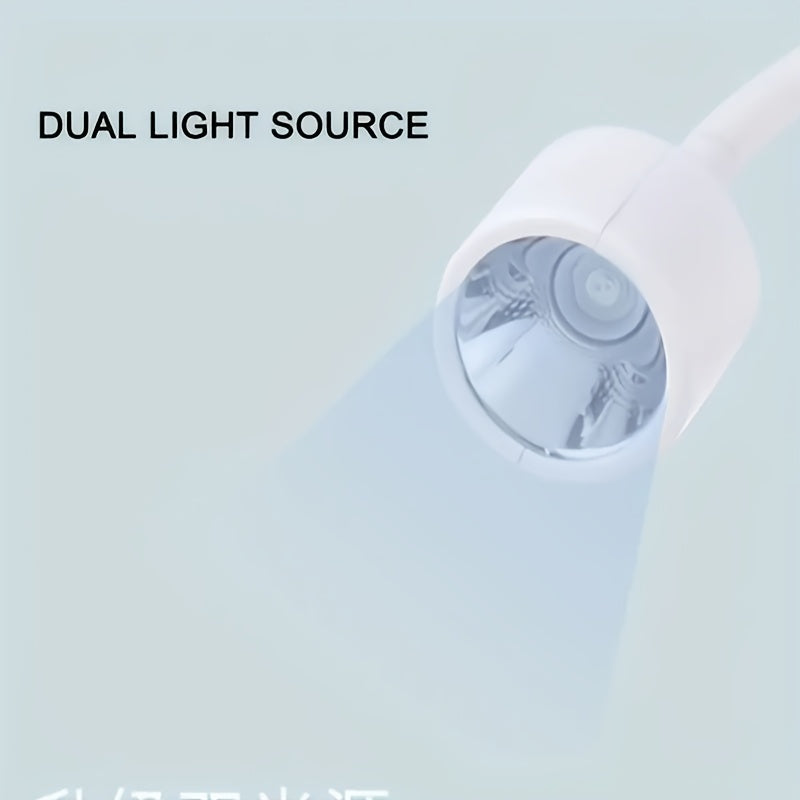 Linterna LED para curado de gel con alimentación USB - Curado rápido / Luz azul para esmalte, manicura y pedicura - Secador portátil con conexión USB Plug-and-Play, compatible para hogar, salón y viajes - Sin adaptador necesario, estación de manicura en