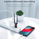 Amplificador de señal WiFi de doble banda de 2.4G con velocidad de 300Mbps, doble antena y control de APP - Configuración fácil, no requiere energía para la mejora de la señal WiFi en interiores, oficina en casa pequeña, diseño moderno, material duradero