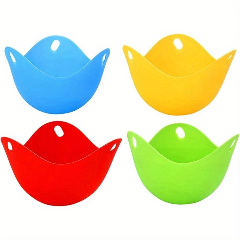 Cocinador de huevos de silicona, adecuado para freidor de aire, estabilizador de huevos reforzado, resistente a altas temperaturas, vaporizador de silicona de grado alimenticio.