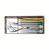 1 plato de desinfección de acero inoxidable para herramientas de arte de uñas - Acero inoxidable 304, desinfección rápida de 5 minutos, duradero y resistente, ideal para herramientas de manicura, accesorios de arte de uñas, almacenamiento de escritorio e