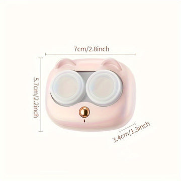 Limpiador de Gafas, Regalo Perfecto para 5 Fiestas Importantes: Navidad, Halloween, Día de San Valentín, etc., Caja Invisible con Organizador de Cepillos Dentales y Joyería