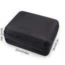 Estuche de Viaje Ligero de Nylon para Micrófono con Acolchado de Esponja - Bolsa de Almacenamiento Duradera de EVA para Equipo de Fotografía y Video