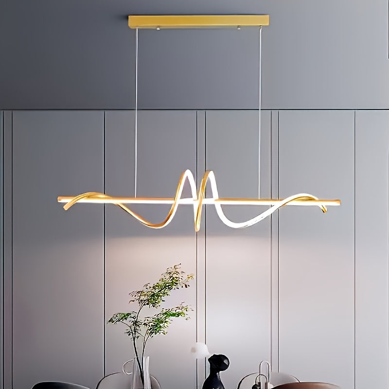 1 pieza de lámpara de techo moderna con espiral LED, ajustable y extraíble para dormitorio, sala de estar, pasillo, enchufada 110V-240V
