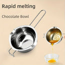 1 Olla De Acero Inoxidable Para Derretir Chocolate, Tazón Para Derretir Mantequilla Y Queso, Mango Resistente Al Calor De Doble Boquilla, Olla Doble De Acero Inoxidable Para Derretir Chocolate, Dulces Y Velas, Calentada Con Agua Y Horneada Con Olla De Ce