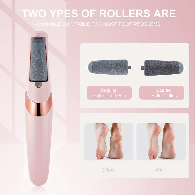 Eliminador Eléctrico - Set Multifuncional de Pedicura Recargable USB para Pies y Manos, Ideal para Pies Suaves