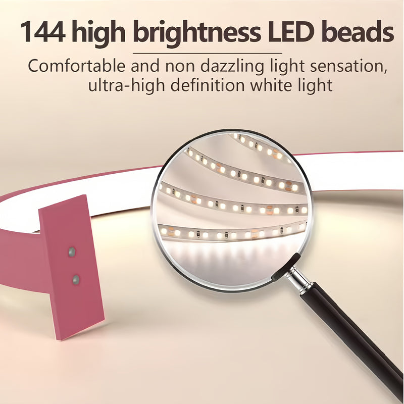 Linterna LED para Uñas - Alimentación USB sin Transición de Oscuridad, Diseño en Arco para Salón, Hogar y Oficina - Luz Compacta para Manicura, Pedicura y Maquillaje - Iluminación Estacionaria con Enchufe USB, Cuidado de Uñas, Mejora de Belleza, Diseño e