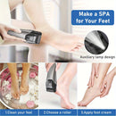 Amoladora Eléctrica de Pies y Pedicura - Dispositivo Robusto con Rodillo Seguro, Pantalla Digital Sin Deslumbramiento, Ideal para Hogar, Salón o Spa - Regalo Perfecto para Halloween, Navidad o Cumpleaños (/Blanco) - Carga USB-C, Batería de Litio, Herrami