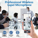 Micrófono sin varillas para Teléfono, Android, Cámara, Micrófono USB-C, Micrófono de Solapa sin varillas, Micrófono Mini, Micrófono con Cancelación de Ruido para Entrevistas, Vídeos y Podcasts
