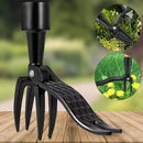 Herramienta de arrancador manual de acero inoxidable - Mango ergonómico, púas ajustables para la extracción de raíces profundas, herramienta de arrancador duradera para el hogar y el uso profesional, herramienta de arrancador, jardinería profesional, aca