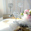 3 piezas de soportes de velas de cristal dorado elegante con acentos de cuarzo rosa - Perfectos para bodas, San Valentín, Navidad y fiestas (velas no incluidas), soportes de velas para mesa