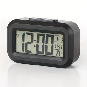 [Moda Multifuncional Reloj Despertador] Reloj Despertador de Moda Multifuncional - 1 pza Reloj de Oficina con Calendario Luminoso y Temporizador (Sin Batería)