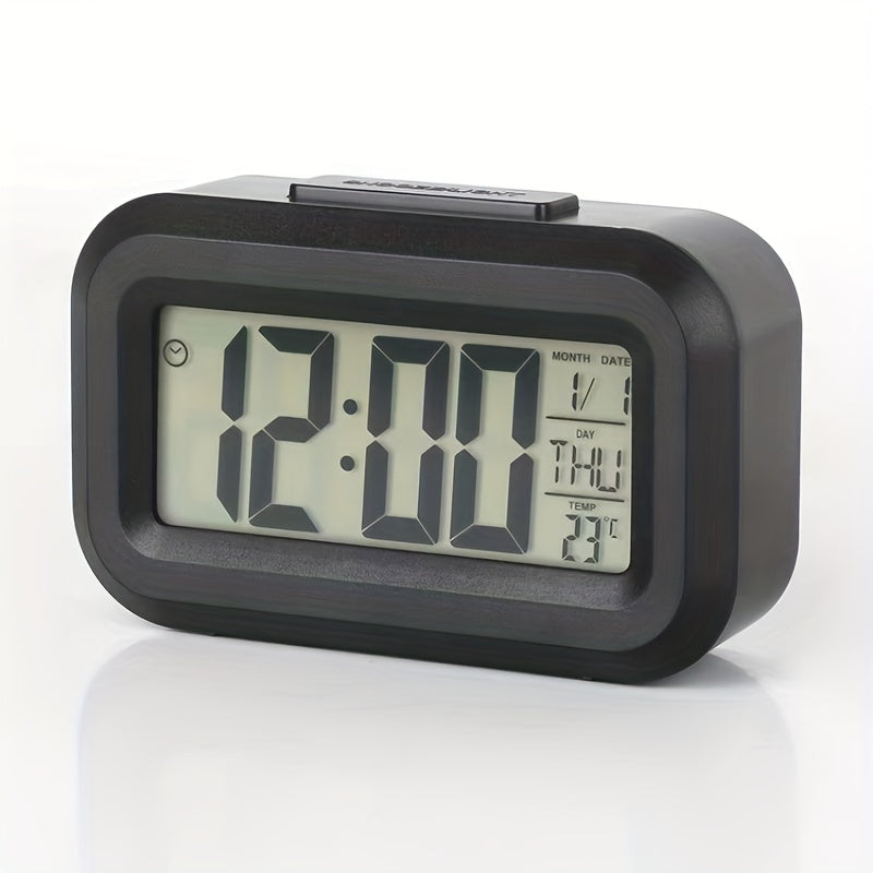 [Moda Multifuncional Reloj Despertador] Reloj Despertador de Moda Multifuncional - 1 pza Reloj de Oficina con Calendario Luminoso y Temporizador (Sin Batería)