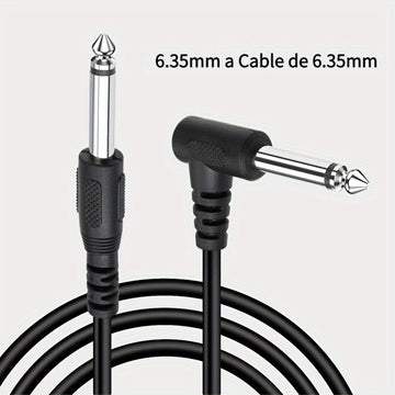 I-zclive, Cable de audio de 90 grados de 6.5 mm, de 6.35 mm de cobre libre de oxígeno, Línea de reducción de ruido de codo recto de 6.35, Conector de metal aplicable para computadora, Eid Al-Adha Mubarak