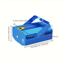 Proyector de disco azul mini MSLITELY con luces láser parpadeantes controladas por voz, cable de alimentación USB de 3,28 pies - Ideal para fiestas de cumpleaños, bodas, bares, KTVs, reuniones familiares, Halloween, Navidad (sin control remoto incluido),