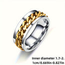 1 pieza, Anillo de Cadena Giratorio Creativo, Abrebotellas, Diseño Sencillo, Regalo de Navidad