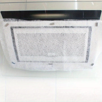 2 piezas de filtros de papel de succión de aceite para desechables de chimenea de cocina - Resistentes a altas temperaturas, a prueba de salpicaduras, compatibles con la mayoría de los modelos, diseño fácil de cortar, accesorios duraderos para electrodom