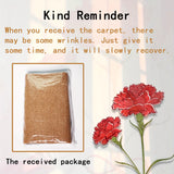 1 pieza, alfombra circular de piña de jute falso versátil, alfombra rectangular marrón grande para el salón, con una rica textura con partículas grandes, sensación de alta calidad, pesa 1250 gramos por metro cuadrado, adecuada para decorar sofás de salón