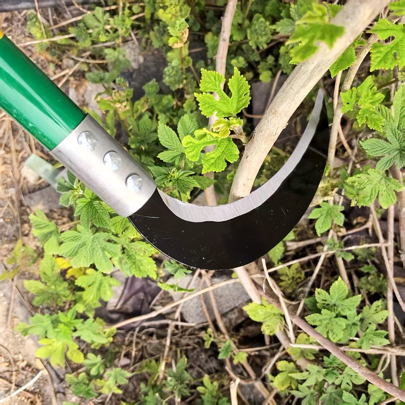 Tenazas de Jardinería de Acero al Carbono de Alta Resistencia con Mangos Ergonómicos Verdes - Tijeras Manuales para Podar Plantas, Enredaderas y Arbustos