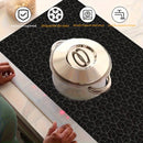 1pieza Alfombrilla de silicona extra grande para encimera, se puede cortar, alfombrilla de protección para estufa antiarañazos y resistente al calor, fácil de limpiar, cubierta antideslizante, alfombrilla de aislamiento resistente al aceite, adecuada par