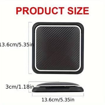 Soporte para teléfono de coche con tablero de material ABS, soporte ajustable con almohadilla antideslizante para la navegación de dispositivos móviles