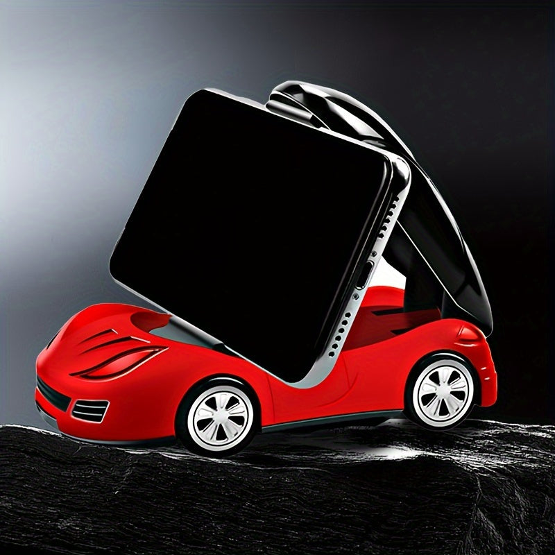 Soporte de Navegación para Modelo de Coche Giratorio 360°, Fuerte Adhesivo Autoadhesivo para Teléfono Móvil en el Salpicadero, Adorno para Modelo de Coche en el Centro de la Consola, Adorno para el Hogar, Soporte para Teléfono Móvil