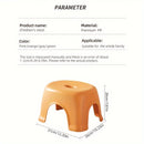 1pc Taburete de plástico antideslizante duradero - Taburete apilable para, ideal para exteriores, camping, pesca, fiestas de cumpleaños, escuela, eventos deportivos - Taburete versátil para interiores, no requiere montaje