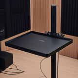 Bandeja Universal para Soporte de Micrófono, Bandeja Ajustable para Soporte de Micrófono con Abrazadera. Bandeja para Partituras, Transmisión en Vivo, Karaoke, Grabación, Accesorios para Soporte de Música (8.7" x 6.5")