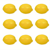 6/12pcs, Limón Artificial 3inch, Simulación Limón Amarillo Artificial Limón Falso, Simulación Fruta Decoración de Tienda, Decoración de Frutas y Verduras, Adorno de Plato de Frutas, Decoración de Cocina Restaurante Mesa Armario Fiesta
