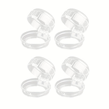 2/4pcs Cubiertas de Plástico Transparente para Perillas de Estufa de Gas, Protectoras para la Seguridad de la Cocina en Casa, Cubierta de Control de Estufa de Gas Antitáctil, Protectores de la Parte Superior de la Estufa
